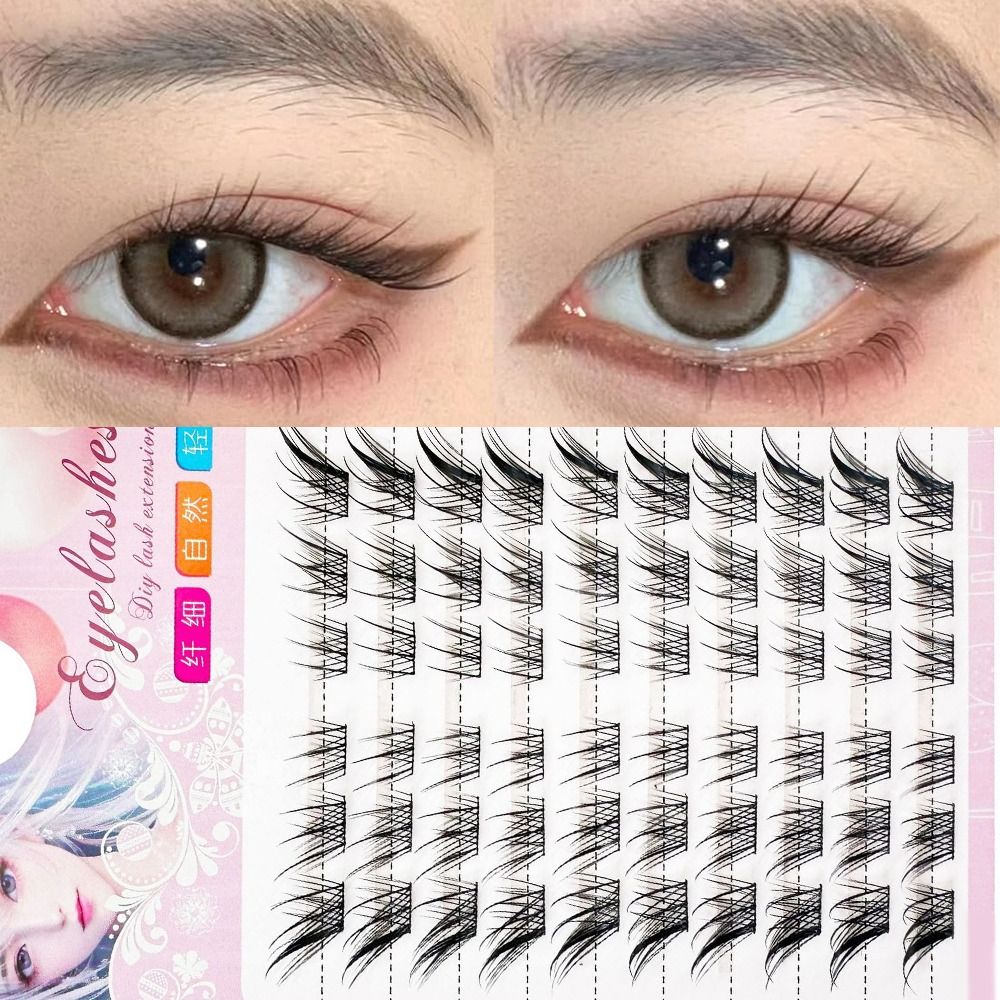 3D кластеры кошачьего глаза, н – обзор и цена Eyelash Extension Cat Eye Wispy
