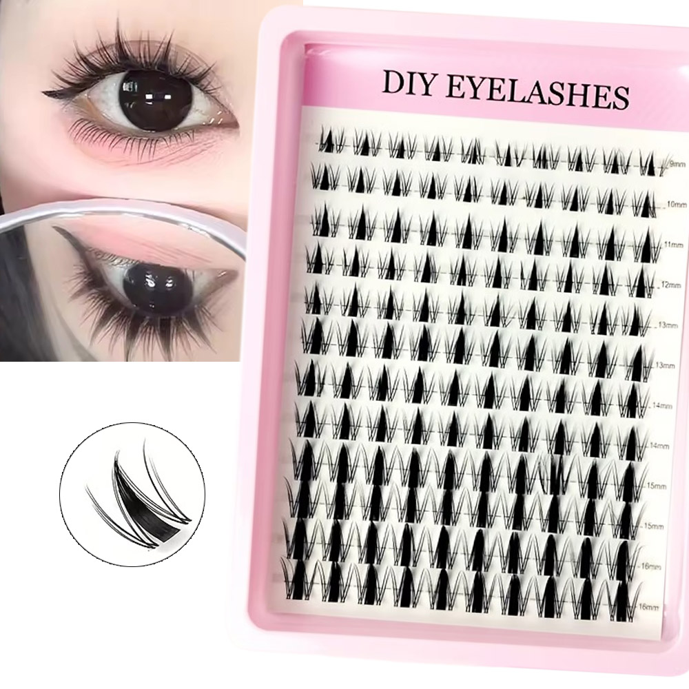 120 шт. накладных ресниц Fairy – обзор и цена Eyelash Extension Wet Look
