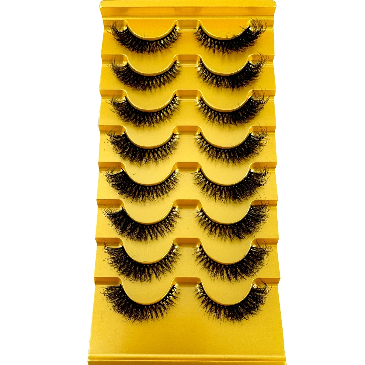 Новые накладные ресницы AMSDCN – обзор и цена Eyelash Extension Cat Eye Wispy