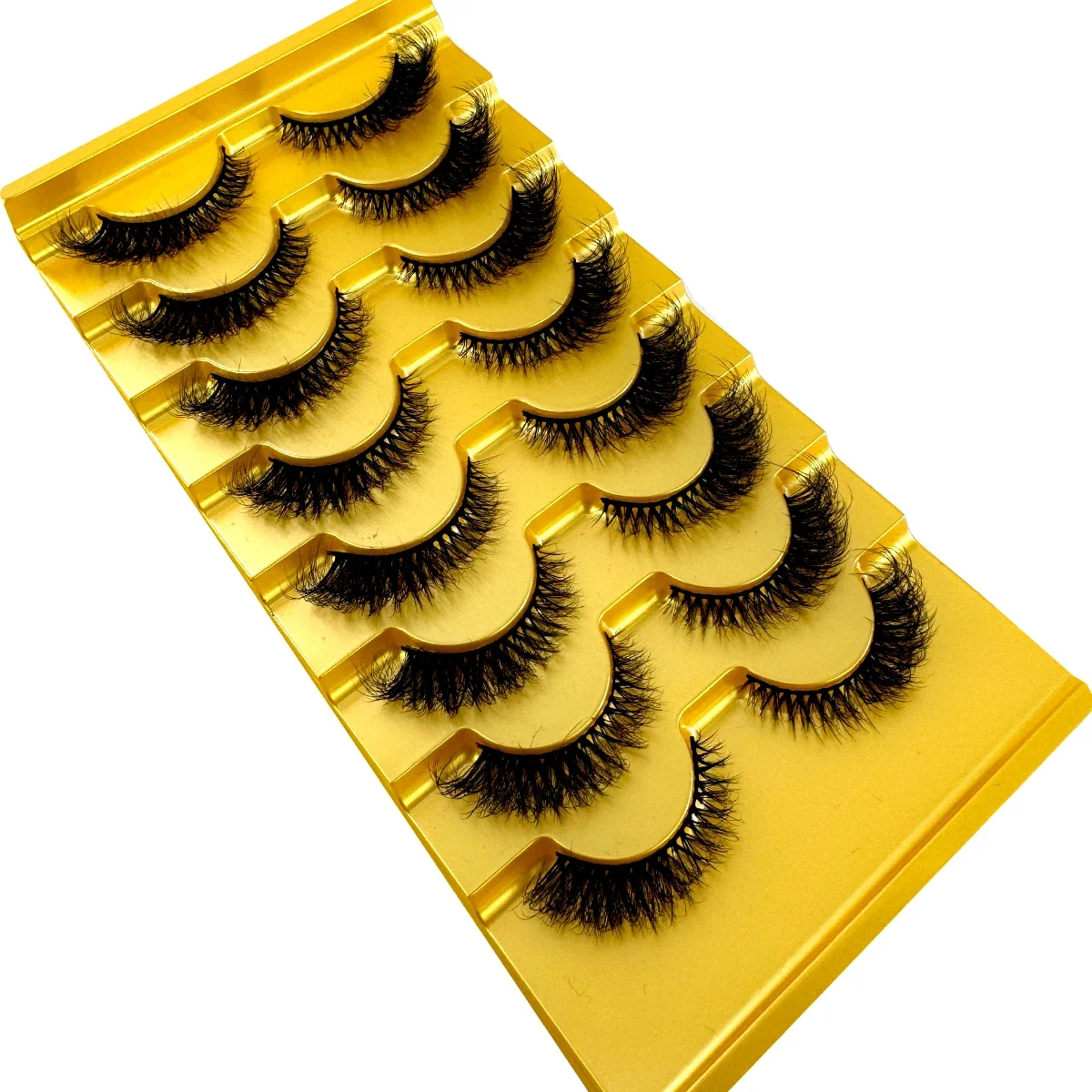 Новые накладные ресницы AMSDCN – обзор и цена Eyelash Extension Cat Eye Wispy