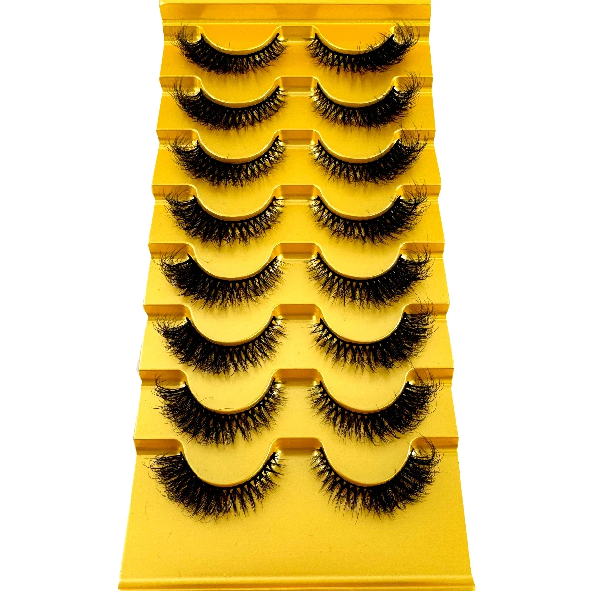 Новые накладные ресницы AMSDCN – обзор и цена Eyelash Extension Cat Eye Wispy