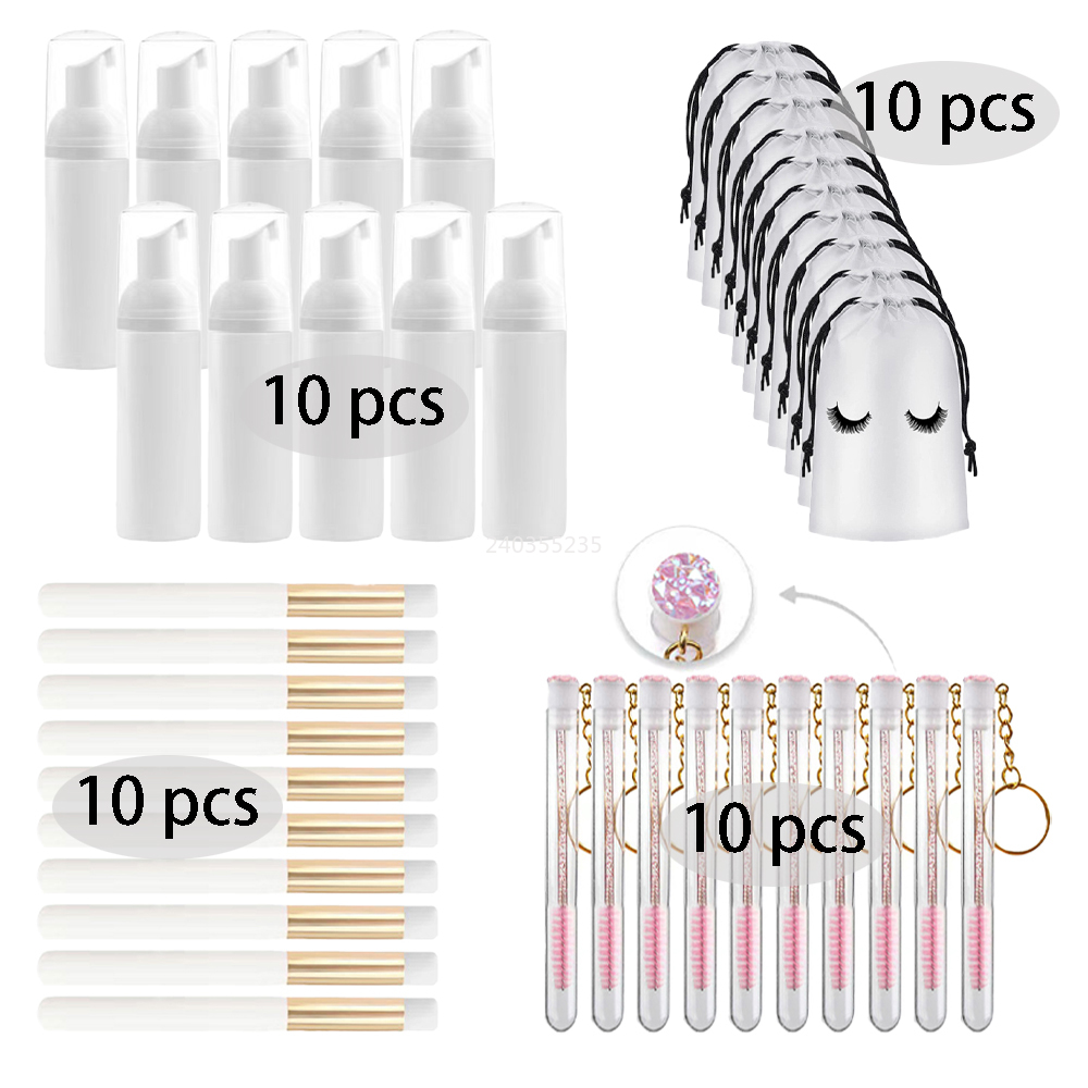 40 шт., пластиковые бутылочки  – обзор и цена Refill Eyelash Extension