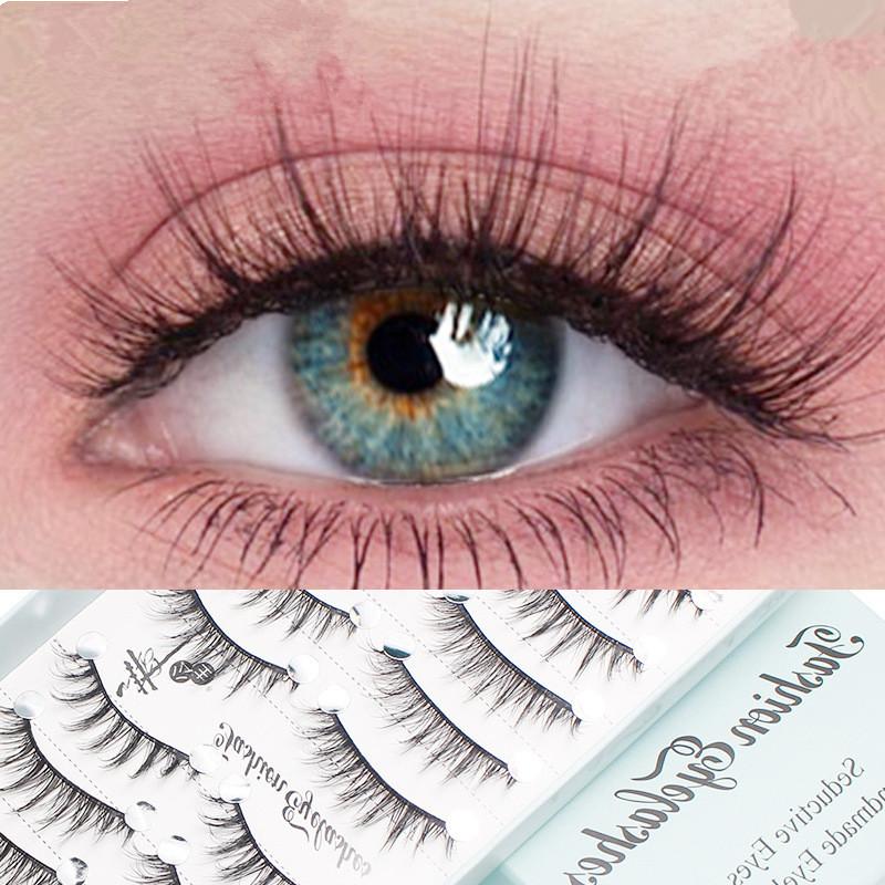 Новые 10 пар натуральных длинн – обзор и цена Eyelash Extension Cat Eye Wispy