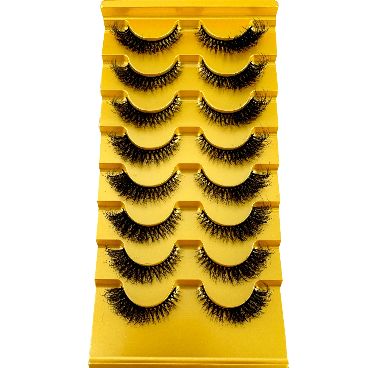 HBZGTLAD Новые 8 пар накладных – обзор и цена Eyelash Extension Cat Eye Wispy