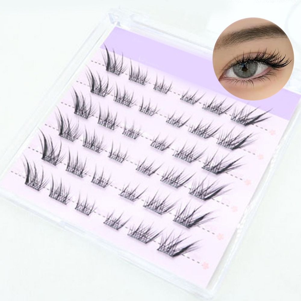 Новые 3D самоклеящиеся ресницы – обзор и цена Eyelash Extension Cat Eye Wispy