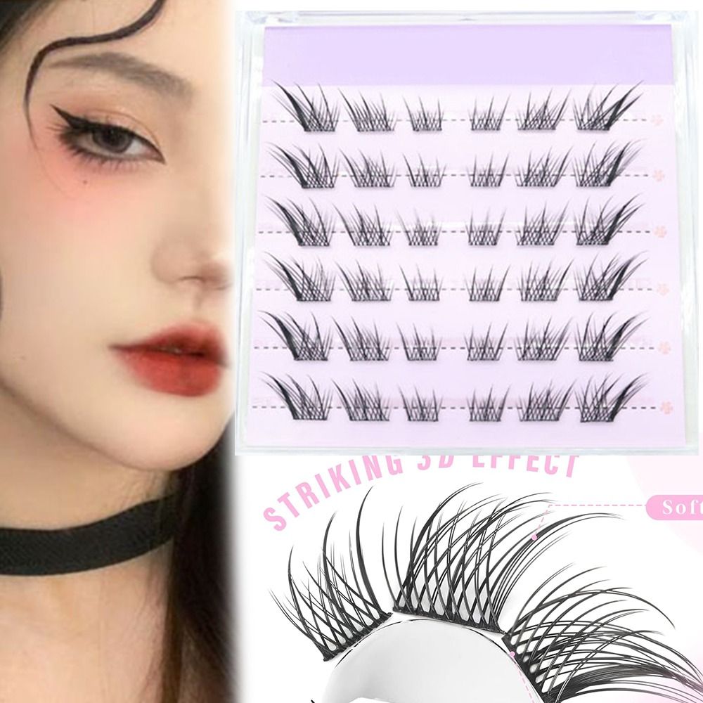 Новые 3D самоклеящиеся ресницы – обзор и цена Eyelash Extension Cat Eye Wispy
