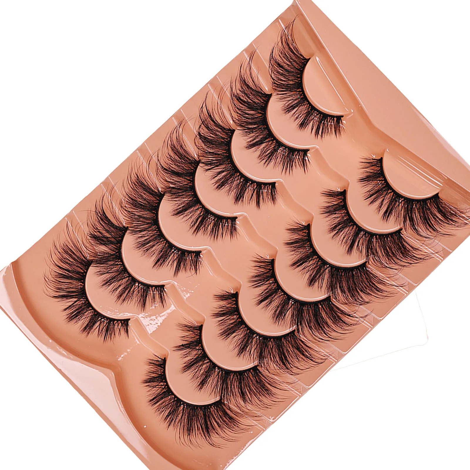 7 пар накладных ресниц Cat Eye – обзор и цена Eyelash Extension Cat Eye Wispy