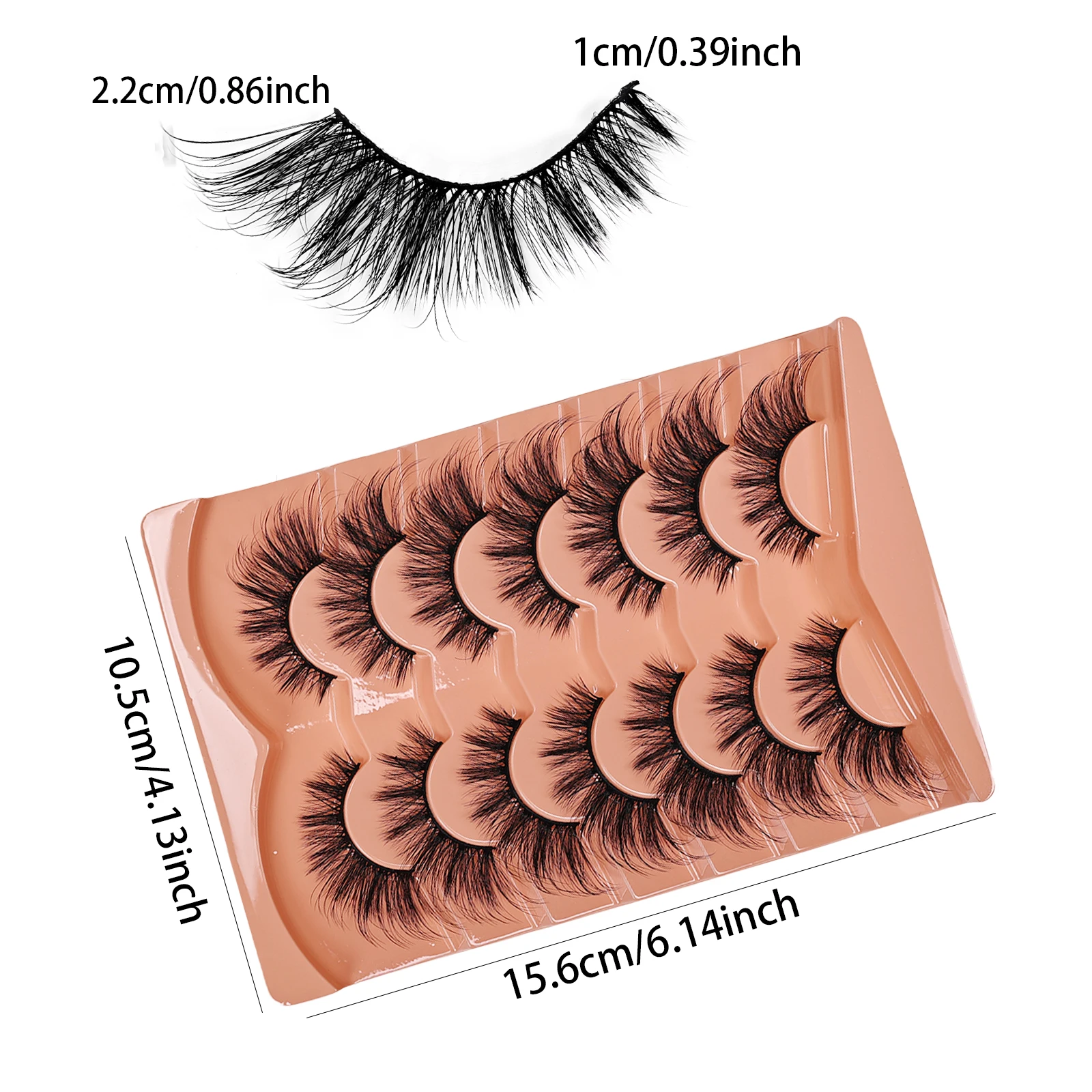 7 пар накладных ресниц Cat Eye – обзор и цена Eyelash Extension Cat Eye Wispy