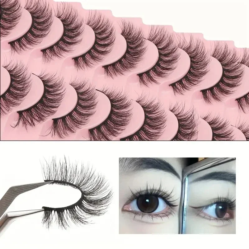 Натуральные пушистые накладные – обзор и цена Eyelash Extension Cat Eye Wispy