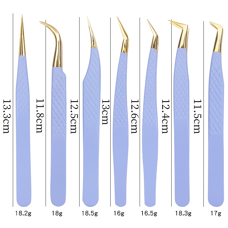Фиолетовый пинцет для наращива – обзор и цена Refill Eyelash Extension