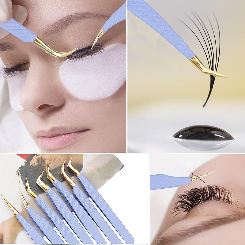 Фиолетовый пинцет для наращива – обзор и цена Refill Eyelash Extension