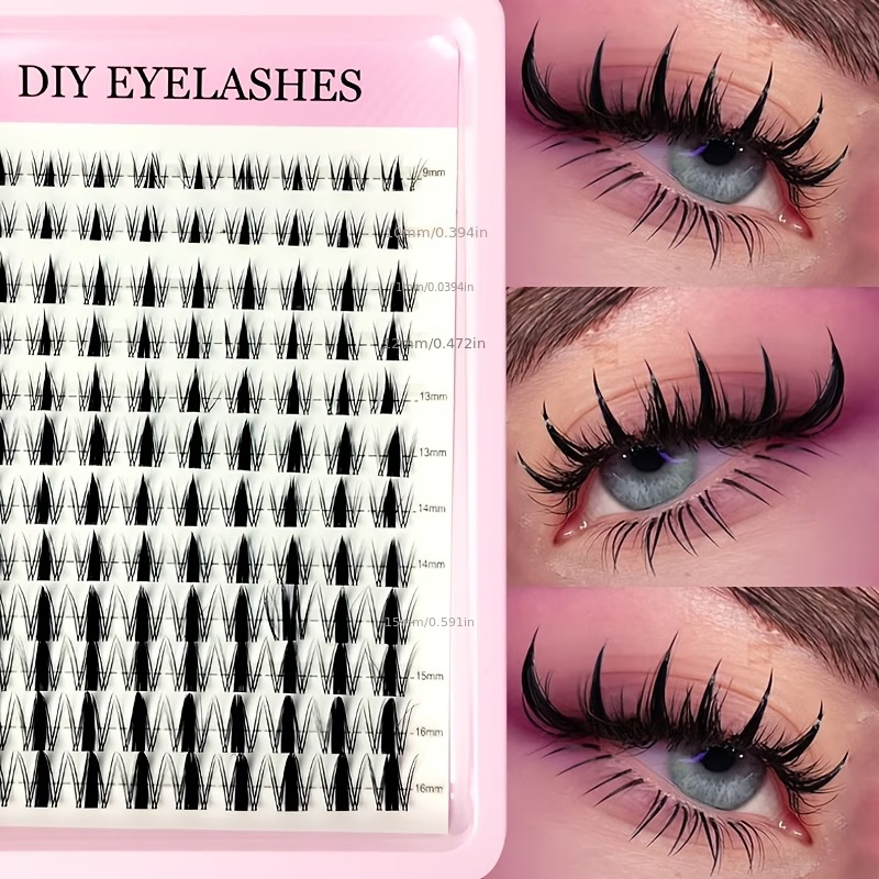 120 шт. накладных ресниц Fairy – обзор и цена Eyelash Extension Wet Look