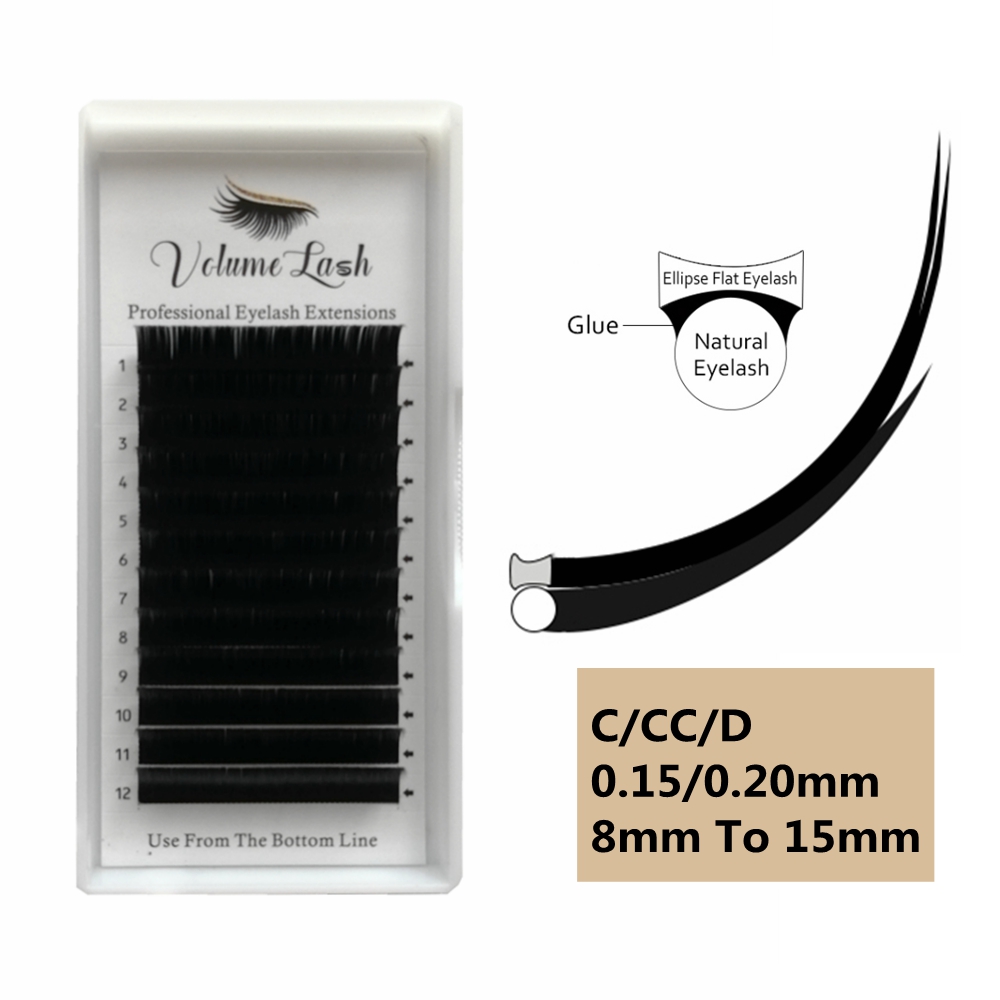 Накладные ресницы из искусстве – обзор и цена Eyelash Extension C Curl