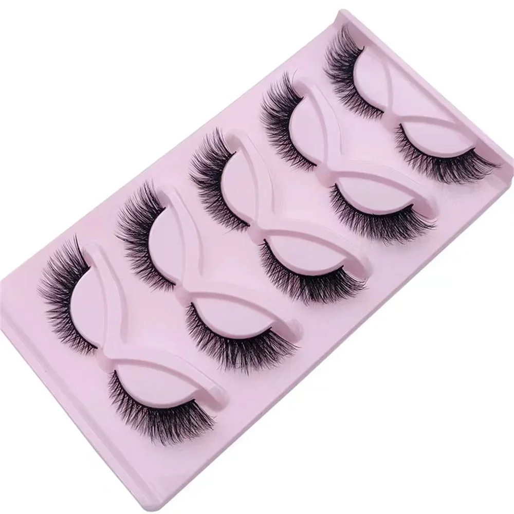 5 пар, накладные ресницы «коша – обзор и цена Eyelash Extension Cat Eye Wispy