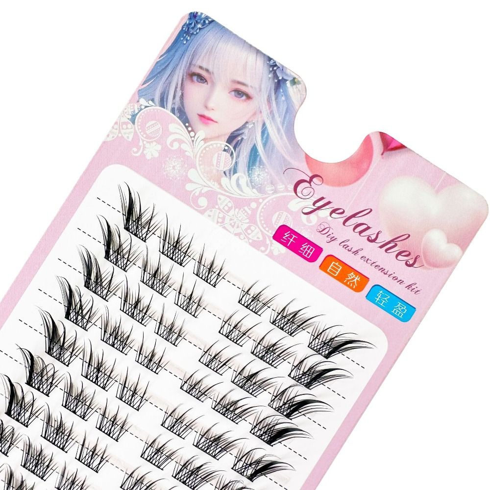 3D кошачий глаз кластеры ресни – обзор и цена Eyelash Extension C Curl