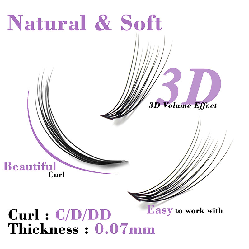 Kimcci C/D/DD Curl Mix Длина 3 – обзор и цена Eyelash Extension C Curl