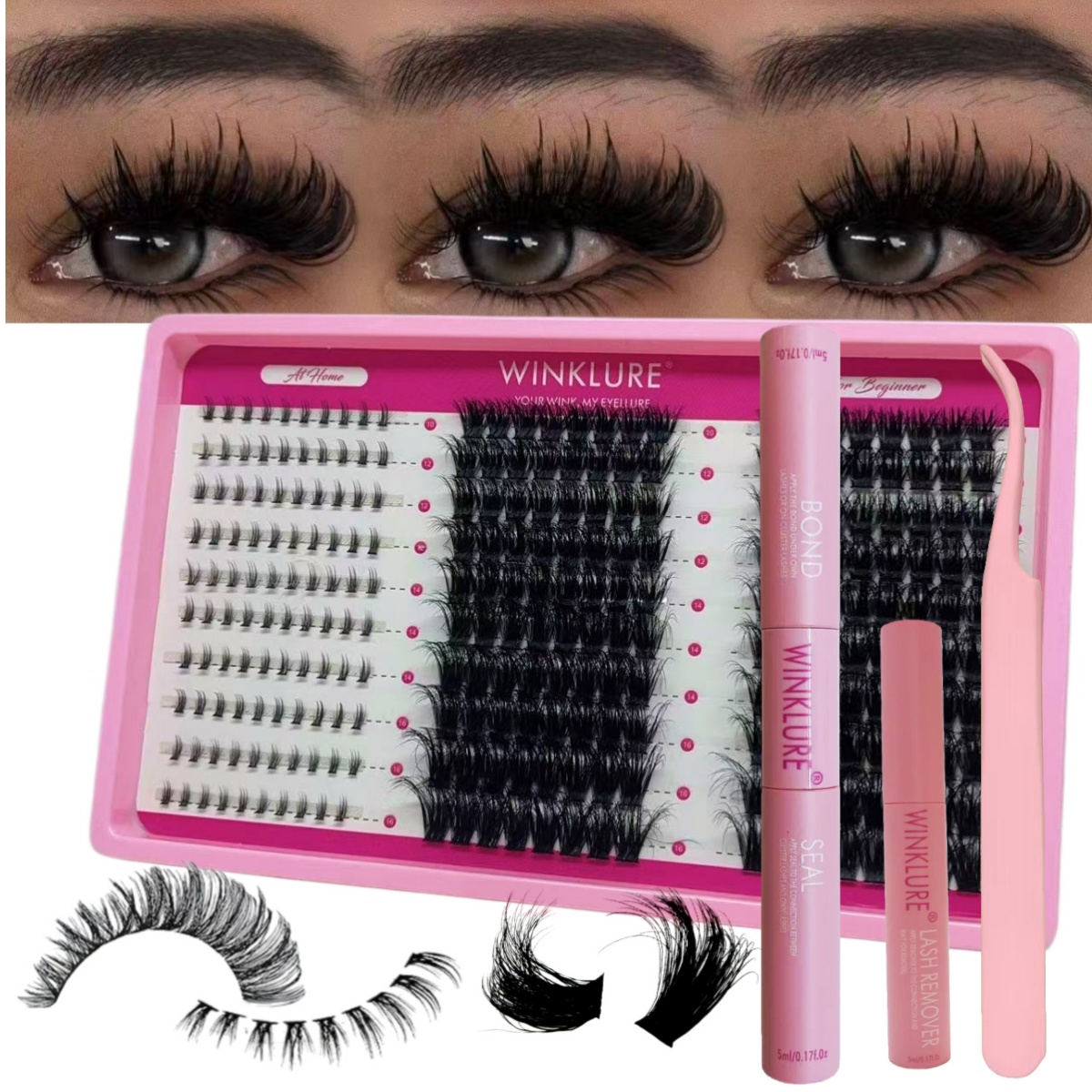 Набор пучковых ресниц WINKLURE – обзор и цена Eyelash Extension Equipment