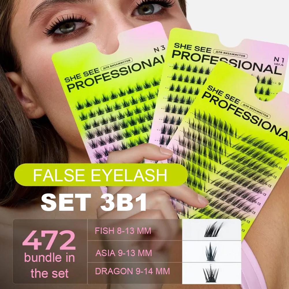 Натуральные кластерные накладн – обзор и цена Eyelash Extension Cat Eye Wispy
