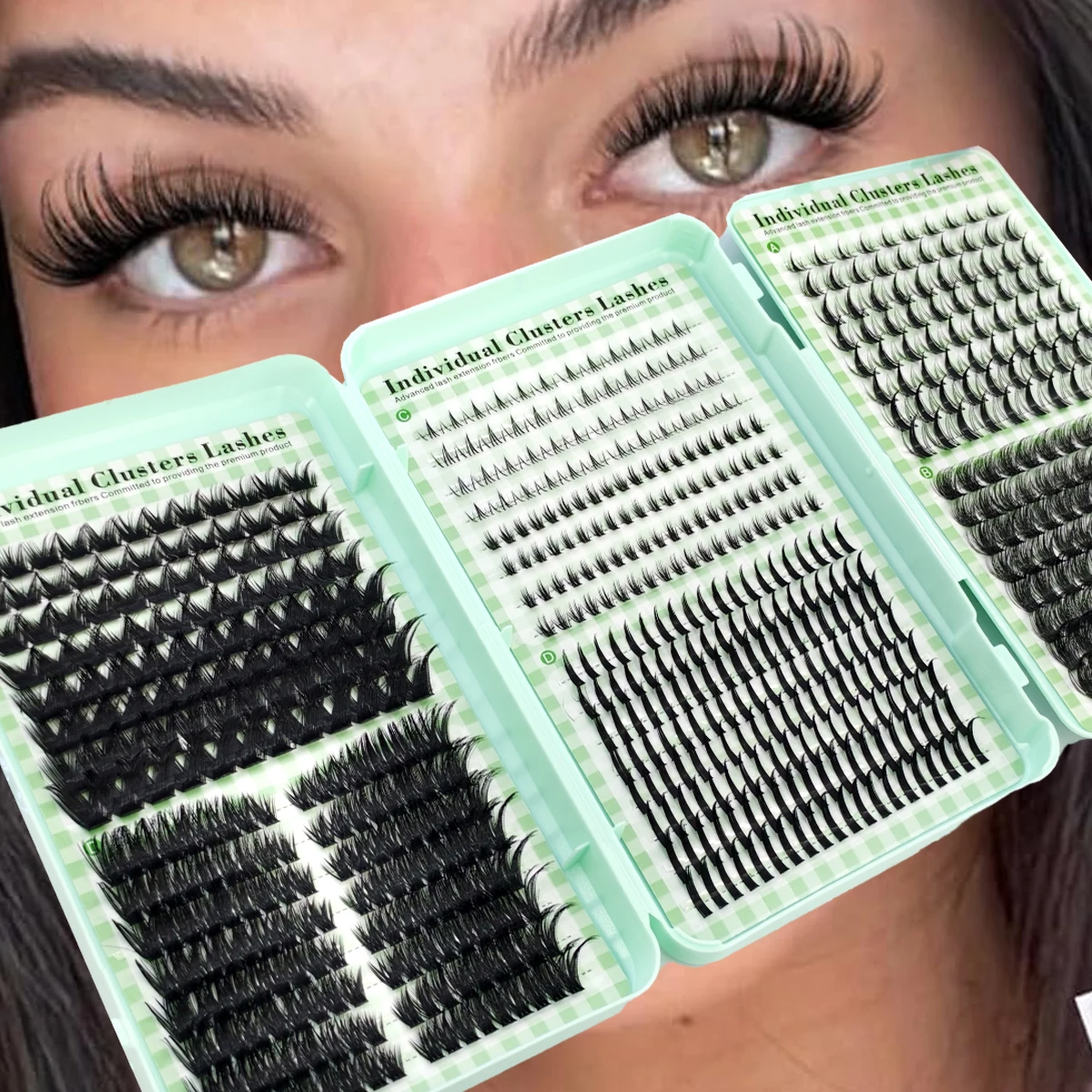 Набор накладных ресниц AMSDCN  – обзор и цена Eyelash Extension Wet Look
