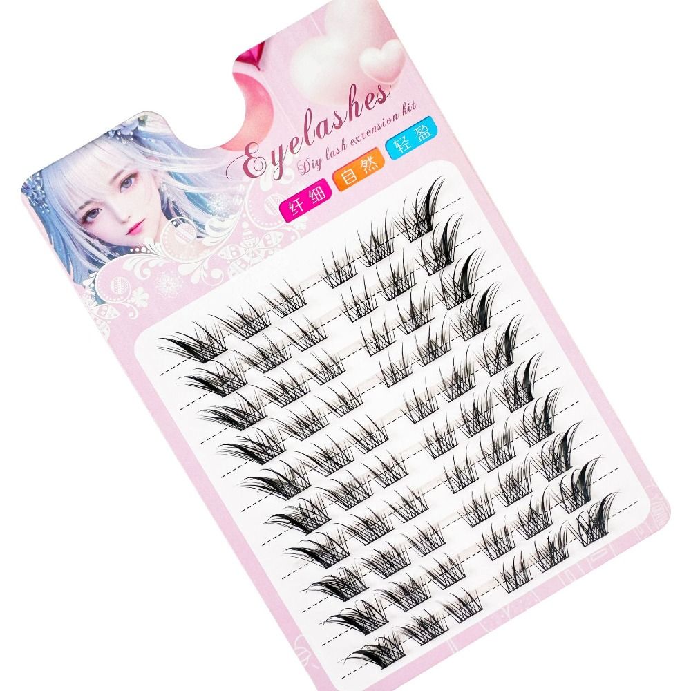 Женские красивые 3D кластеры к – обзор и цена Eyelash Extension C Curl