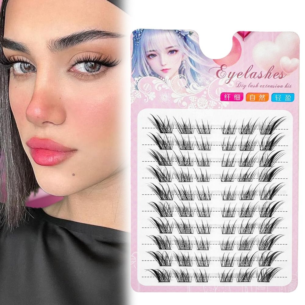 Женские красивые 3D кластеры к – обзор и цена Eyelash Extension C Curl
